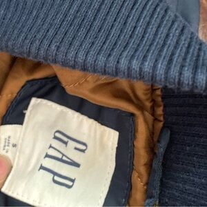 GAP Dark Blue and Brown Quilted Jacket
